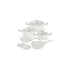 Kép 1/6 - Berlinger Haus Edénykészlet 10 részes titán bevonat Sahara Marble Collection BH/8400