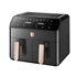 Kép 1/5 - Berlinger Haus Air Fryer / forrólevegős sütő 4+4 literes 2000W Black Rose Collection BH/9659