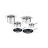 Kép 1/4 - Tefal Edénykészlet 10 részes rozsdamentes + üveg Cook Eat B922SA55