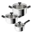 Kép 1/3 - Tefal Edénykészlet 6 részes rozsdamentes + üveg Delicious B925S655