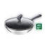 Kép 1/4 - Tefal Wok serpenyő fedővel 28 cm rozsdamentes + tapadásmentes bevonat Daily Cook G7309955