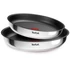 Kép 3/6 - Tefal Serpenyőkészlet 3 részes rozsdamentes + tapadásmentes bevonat Cook Eat L8813S75