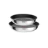 Kép 4/6 - Tefal Serpenyőkészlet 3 részes rozsdamentes + tapadásmentes bevonat Cook Eat L8813S75