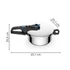 Kép 3/4 - Tefal Kukta 4 literes párolókosárral rozsdamentes Secure Trendy P2580402