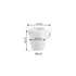 Kép 2/2 - Tescoma Tejszíntartó porcelán ALL FIT ONE 387554.00