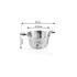 Kép 2/4 - Tescoma Szűrőedény 23 cm rozsdamentes acél GrandCHEF 428520.00