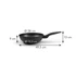 Kép 2/3 - Tescoma Wok 28 cm rozsdamentes acél SmartCLICK 605058.00