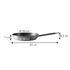 Kép 3/4 - Tescoma Serpenyő 36 cm hosszú nyelű rozsdamentes acél GrandCHEF 606836.00