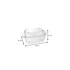 Kép 2/4 - Tescoma Sütőedény fedővel 40 x 26 cm üveg GrandCHEF 629090.00