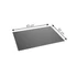 Kép 2/2 - Tescoma Étkezési alátét 45 x 32 cm piros mű szövet FLAIR SHINE 662062.00