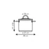 Kép 2/4 - Tescoma Fazék fedővel 28 cm 11,0 l rozsdamentes acél VISION 779028.00