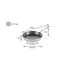 Kép 4/4 - Tescoma Serpenyő 24 cm tapadásmentes bevonat SteelCRAFT 780554.00