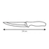 Kép 2/2 - Tescoma Univerzális kés 12 cm rozsdamentes acél és műanyag SONIC 862008.00