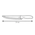 Kép 2/2 - Tescoma Szeletelőkés 18 cm rozsdamentes acél és műanyag SONIC 862046.00