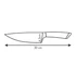 Kép 2/2 - Tescoma Szakácskés 16 cm rozsdamentes acél AZZA 884529.00