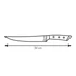 Kép 2/2 - Tescoma Szeletelőkés 21 cm rozsdamentes acél AZZA 884534.00