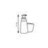 Kép 2/2 - Tescoma Mosogatószer-adagoló 350 ml szivacstartóval CLEAN KIT 900614.00