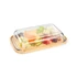 Kép 3/3 - Tescoma Üveg sütőtál fedéllel 31 x 19 cm bambusz ONLINE 900849.00