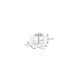 Kép 3/6 - Tescoma Stones kicsi virágcserép szürke FANCY HOME 907960.43
