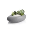Kép 4/5 - Tescoma Stones alacsony virágcserép fehér FANCY HOME 907964.11