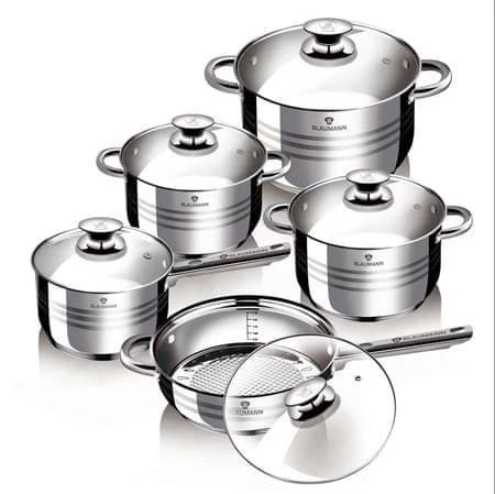 Blaumann Edénykészlet 10 részes rozsdamentes Gourmet Line BL-1637N