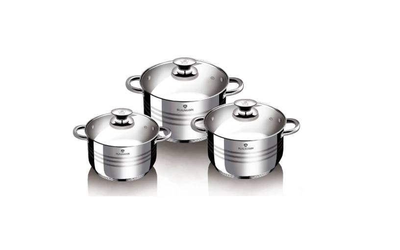 Blaumann Edénykészlet 6 részes rozsdamentes Gourmet Line BL-3160