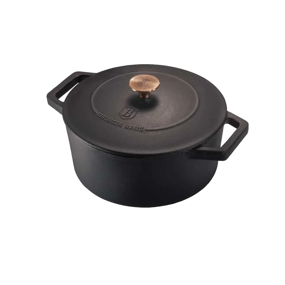 Berlinger Haus Lábas 24 cm öntöttvas Black Rose Collection BH/6492