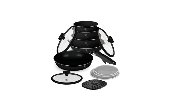 Berlinger Haus Edénykészlet 13 részes titánpro bevonat Matte Black Collection BH/8248N