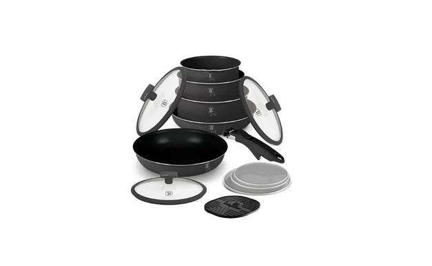 Berlinger Haus Edénykészlet 13 részes titánpro bevonat Anthracite Collection BH/8252N
