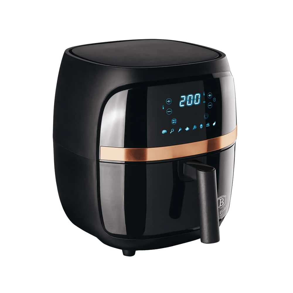 Berlinger Haus Air Fryer / forrólevegős sütő 3,2 literes 1300W Black Rose Collection BH/9445