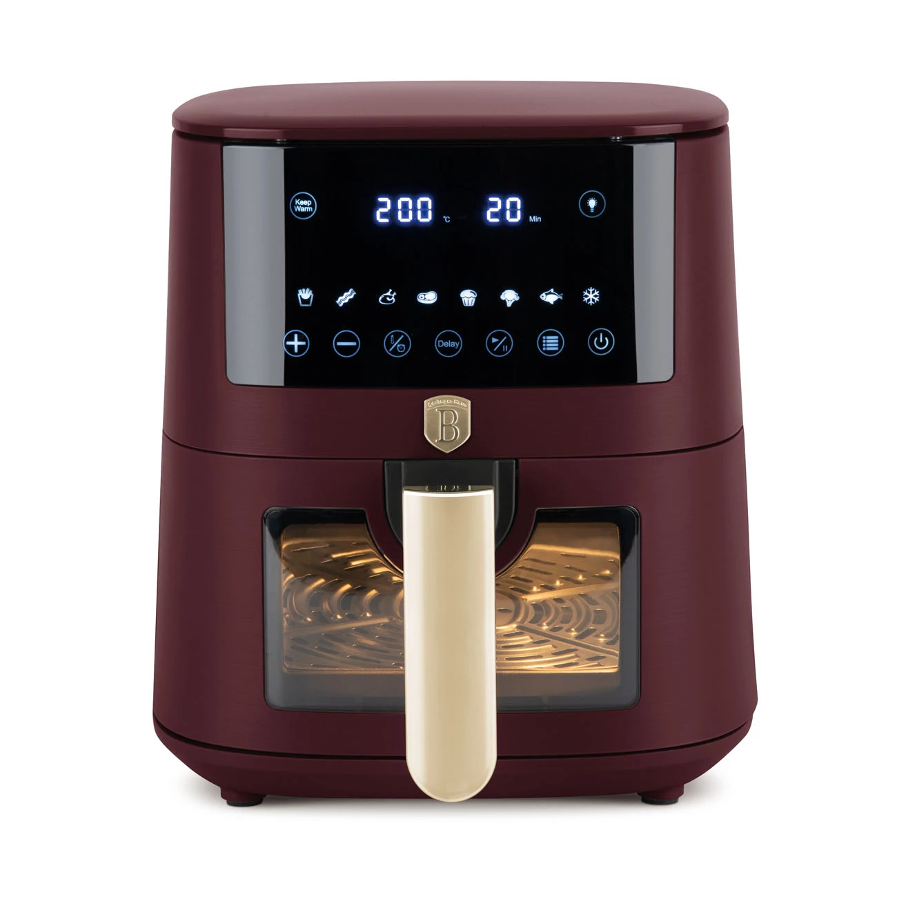 Berlinger Haus Air Fryer / forrólevegős sütő 5 literes 1400W Leonardo Collection BH/9489