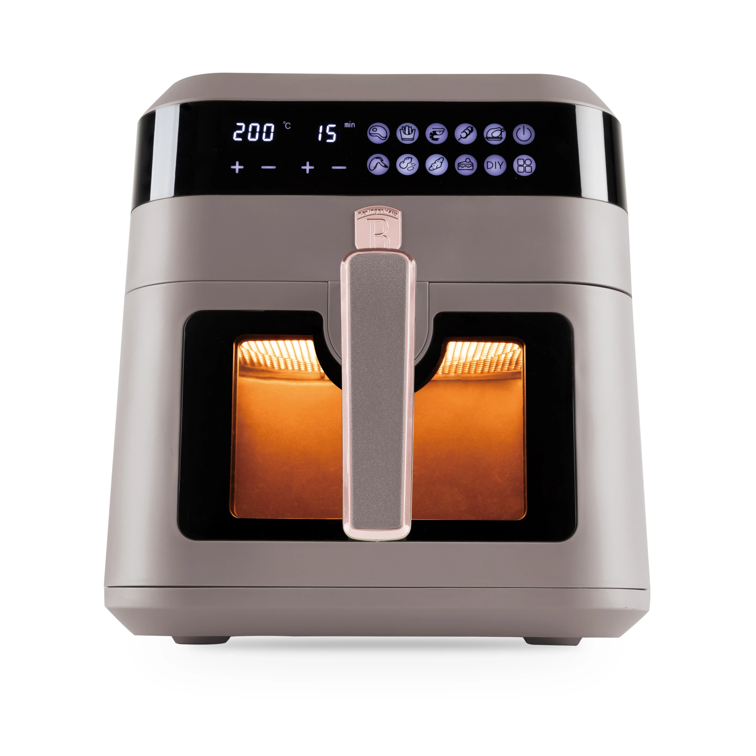 Berlinger Haus Air Fryer / forrólevegős sütő 6,3 literes 1300W Taupe Collection BH/9547