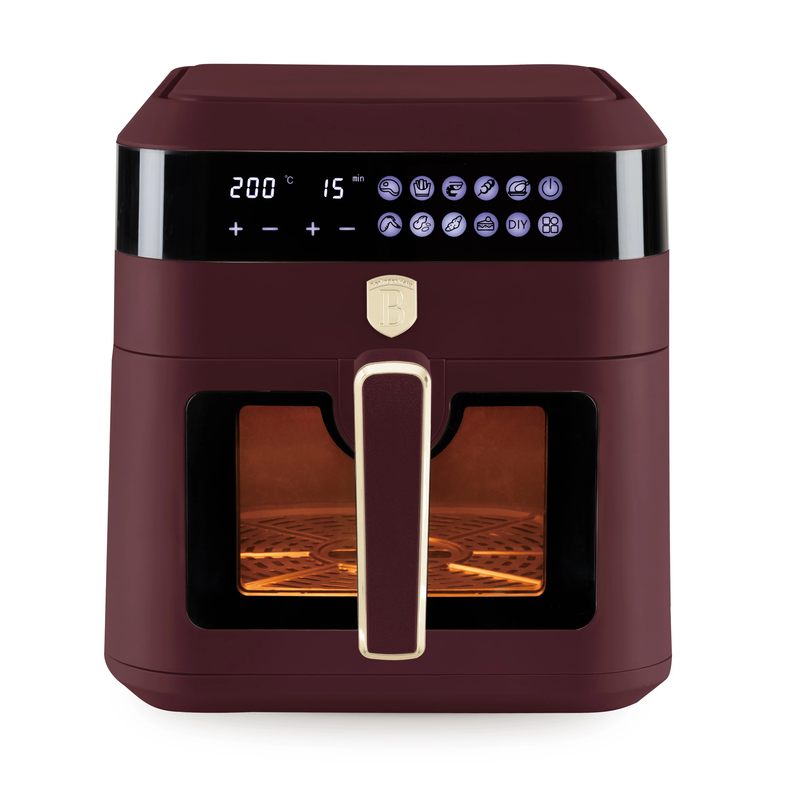 Berlinger Haus Air Fryer / forrólevegős sütő 6,3 literes 1300W Leonardo Collection BH/9606