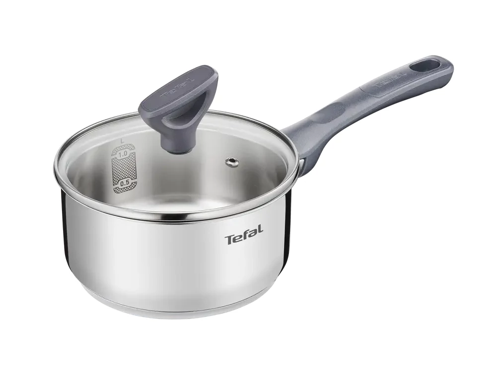 Tefal Nyeles lábas fedővel 16 cm rozsdamentes + üveg Daily Cook G7122255
