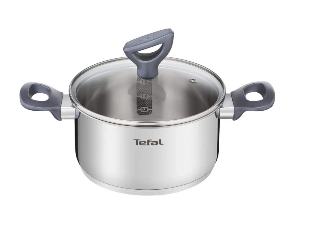 Tefal Lábas fedővel 20 cm rozsdamentes + üveg Daily Cook G7124445