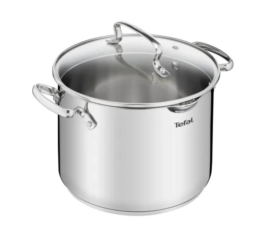 Tefal Fazék fedővel 22 cm rozsdamentes + üveg Duetto+ G7197956