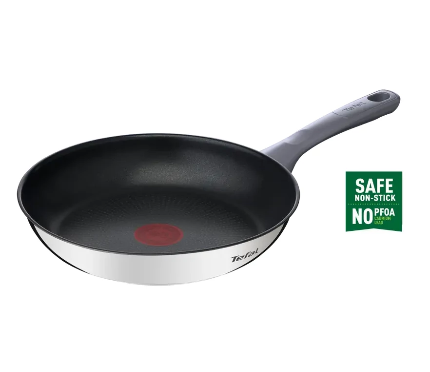 Tefal Serpenyő 30 cm rozsdamentes + tapadásmentes bevonat Daily Cook G7300755
