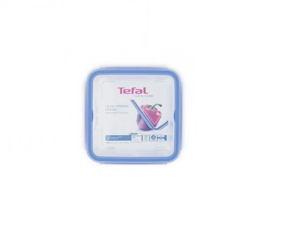 Tefal Ételtároló doboz négyszögletű 0,85 liter Clip and Close K3022112 