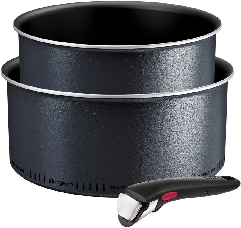 Tefal Edénykészlet 3 részes alumínium + tapadásmentes bevonat Ingenio So Light L7239003