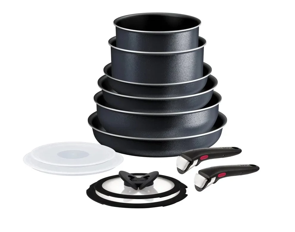 Tefal Edénykészlet 12 részes alumínium + tapadásmentes bevonat Ingenio So Light L7239223