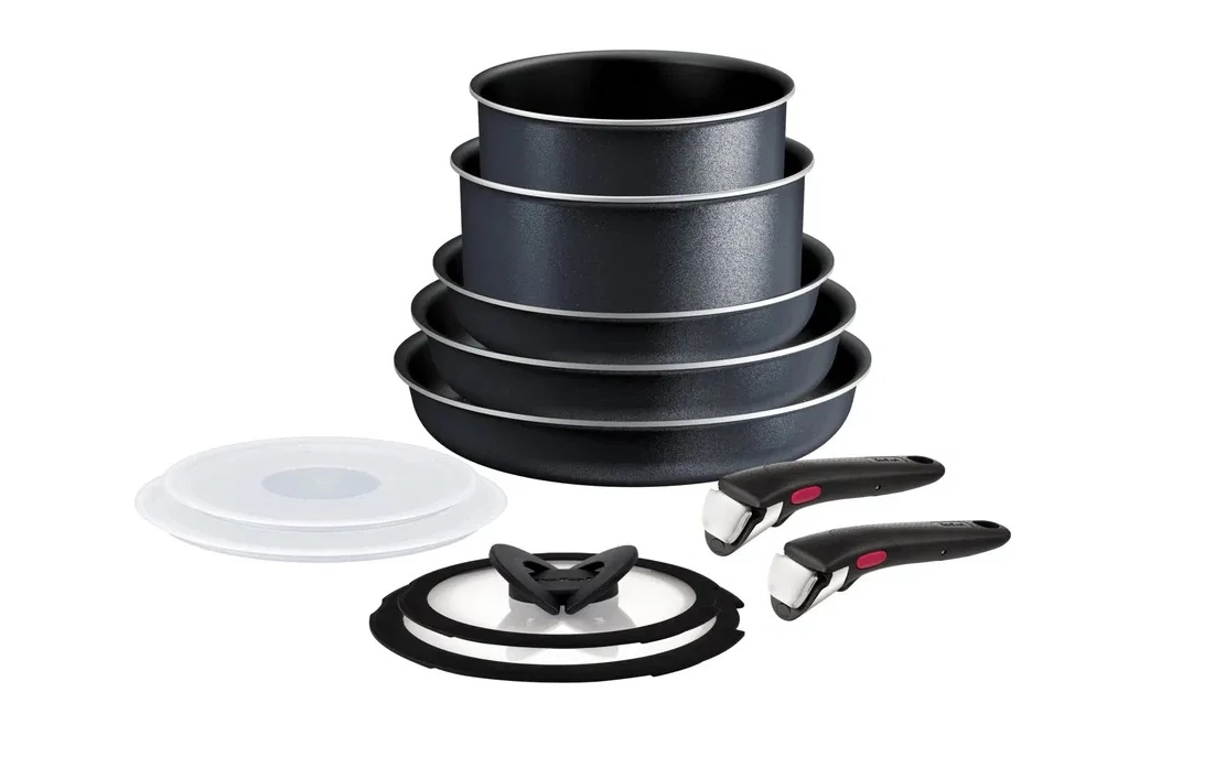 Tefal Edénykészlet 11 részes alumínium + tapadásmentes bevonat Ingenio So Light L7239323