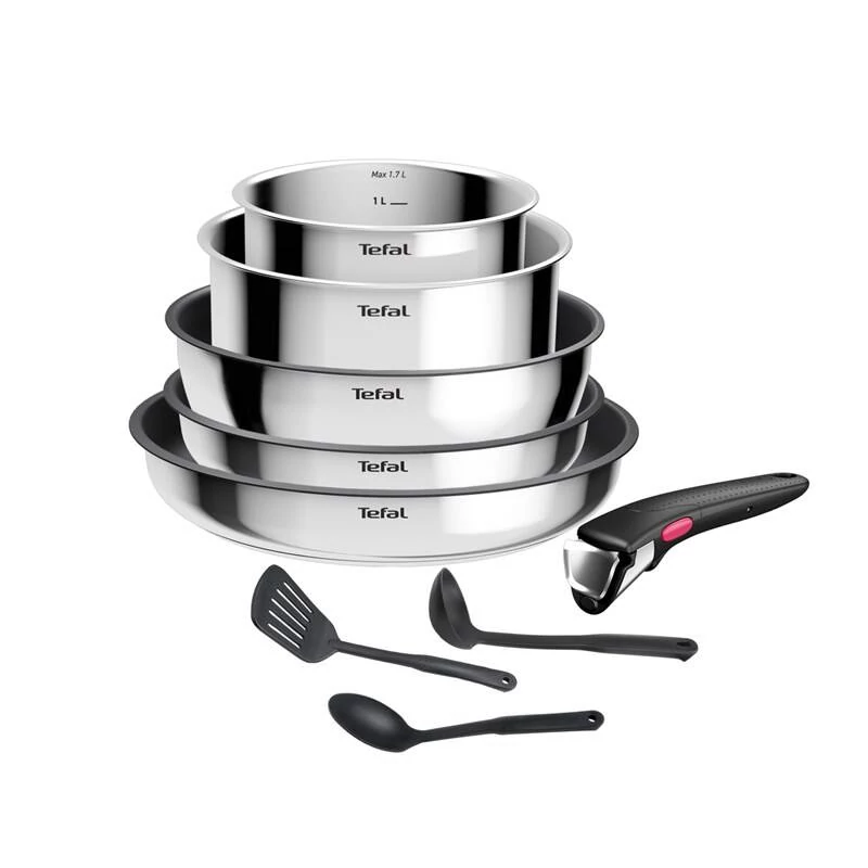 Tefal Edénykészlet 9 részes rozsdamentes Cook Eat L881S904