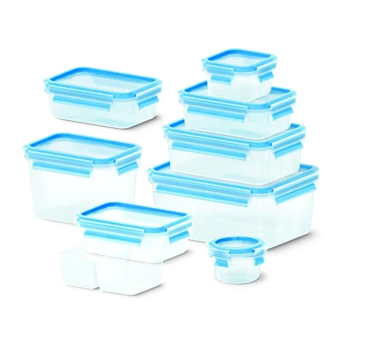 Tefal Ételtároló doboz 9 db-os 0,15 litertől 2,2 literig műanyag Master Seal N1031451