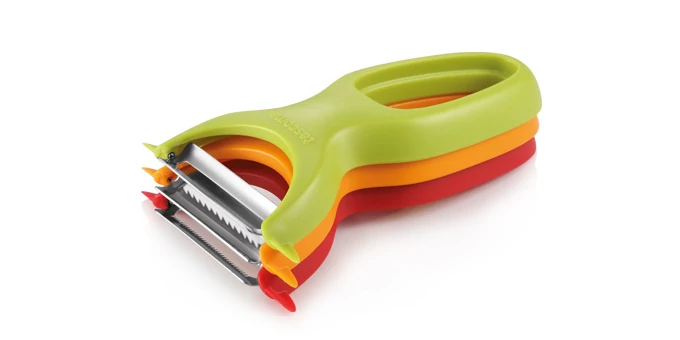 Tescoma Zöldséghámozó 3 db-os készlet rozsdamentes acél és műanyag PRESTO Expert 421006.00