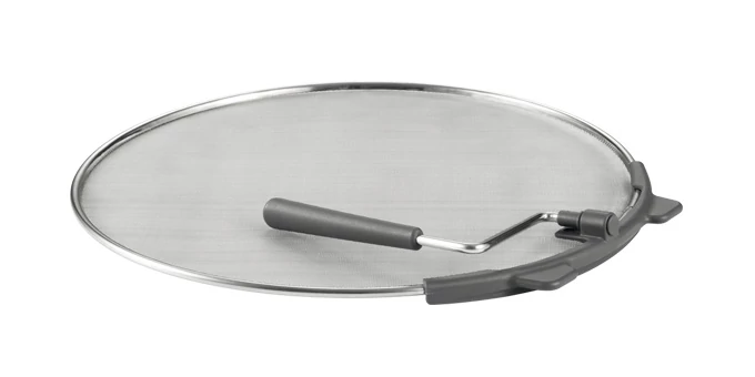 Tescoma Védőszita serpenyőhöz lehajtható fogantyúval 30 cm rozsdamentes acél GrandCHEF 428752.00