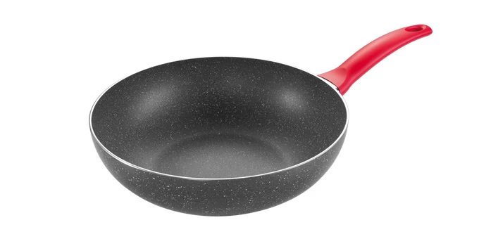 Tescoma Wok 28 cm rozsdamentes acél MANICO ROSSO 597858.00