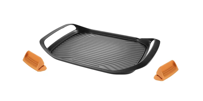 Tescoma Grillserpenyő 42 x 28 cm rozsdamentes acél SmartCLICK 605068.00