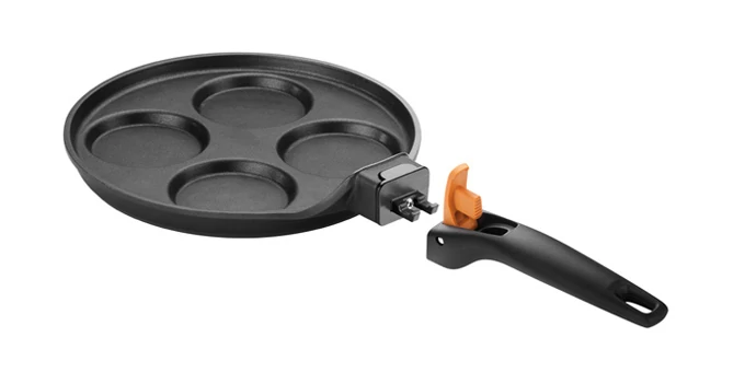 Tescoma Tükörtojássütő serpenyő 4 fészkes 24 cm rozsdamentes acél SmartCLICK 605090.00