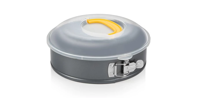 Tescoma Kapcsos tortaforma 26 cm fedővel műanyag DELÍCIA 623264.00