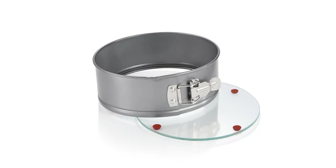 Tescoma Szétszedhető tortaforma 20 cm üveg aljjal tapadásmentes bevonat DELÍCIA 623310.00